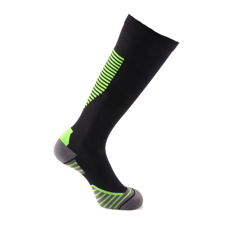 Striped Volleyball Baseball Compression Socks Outdoor Sports Compression Stocking Pressure Thick Socks